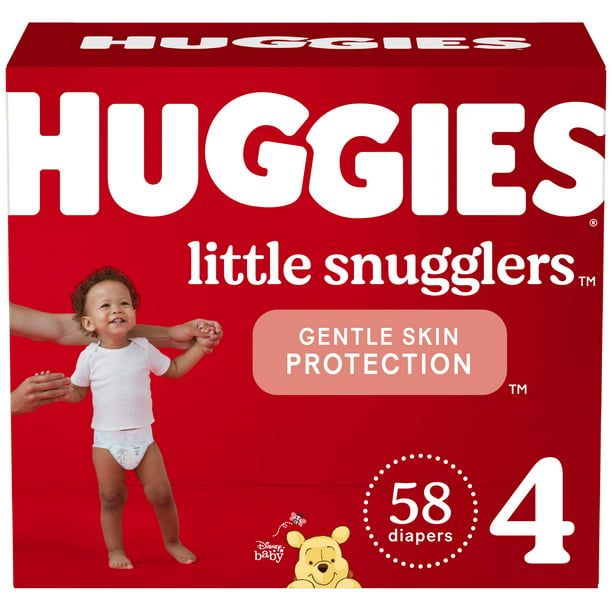 Huggies Little Snugglers Size 4; 58 Count