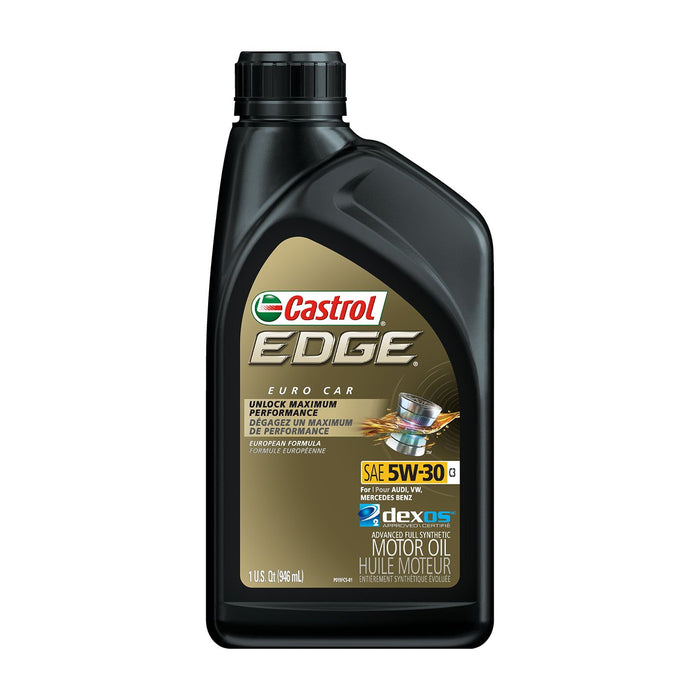 Castrol Edge 5W-30 C3 Advanced Full Synthetic Motor Oil, 1 Quart