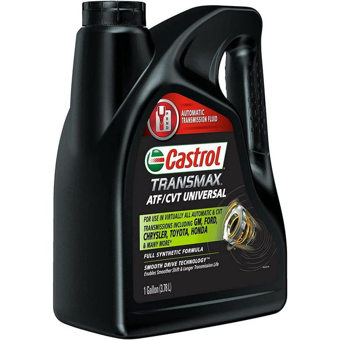 Castrol Transmax ATF/CVT Universal Automatic Transmission Fluid, 1 Gallon, Case of 3