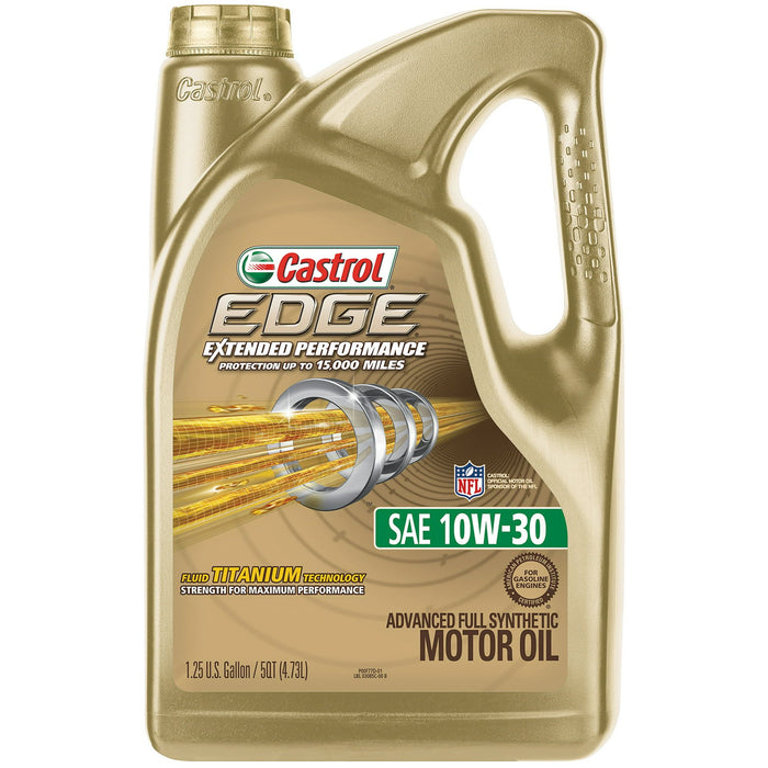 Castrol Edge Extended Performance 10W-30 Advanced Full Synthetic Motor Oil, 5 Quarts