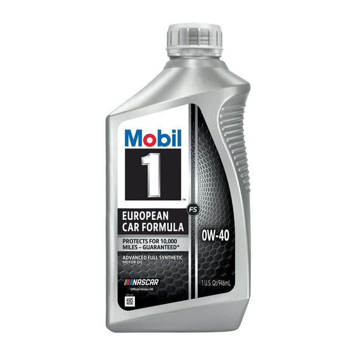 Mobil 1 FS European Car Formula Full Synthetic Motor Oil 0W-40, 1 qt