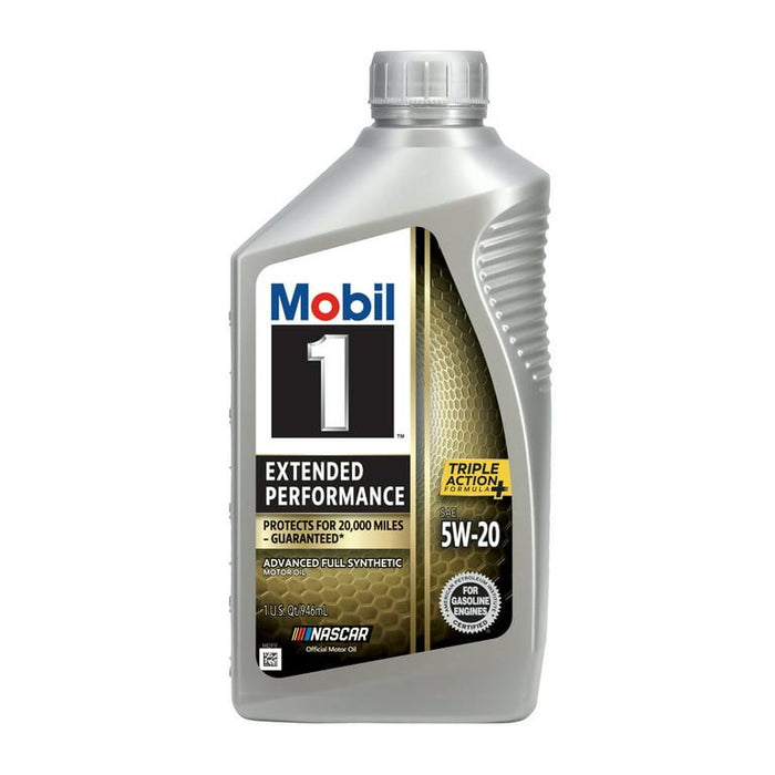 Mobil 1 Extended Performance Full Synthetic Motor Oil 5W-20, 1 qt