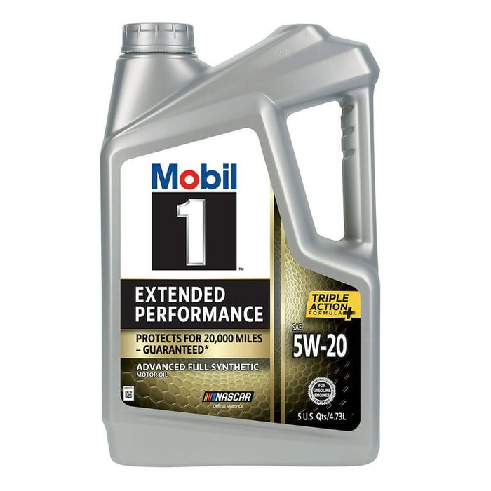 Mobil 1 Extended Performance Full Synthetic Motor Oil 5W-20, 5 qt (3 Pack)