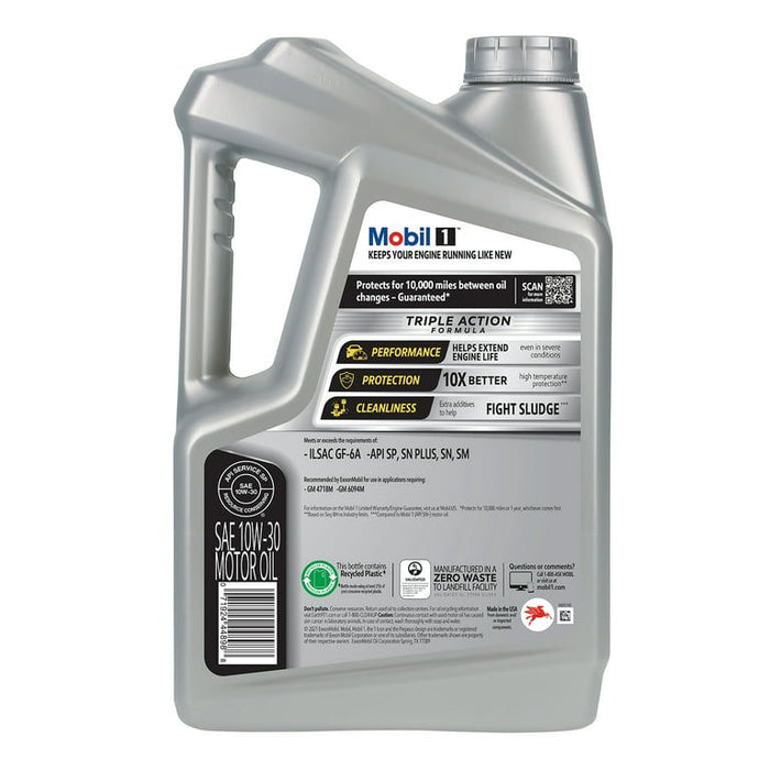 Mobil 1 Advanced Full Synthetic Motor Oil 10W-30, 5 qt (3 Pack)