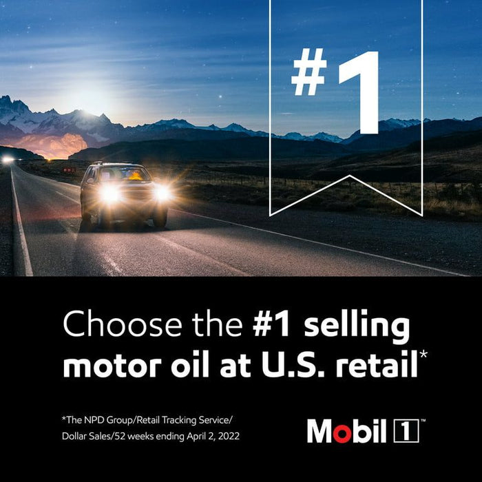 Mobil 1 Advanced Fuel Economy Full Synthetic Motor Oil 0W-30, 1 qt