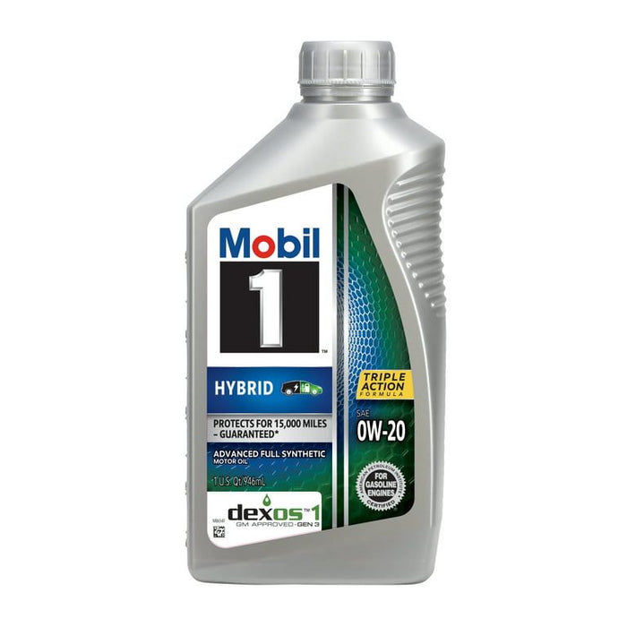 Mobil 1 Hybrid 0W-20 Advanced Full Synthetic Motor Oil, 1 qt