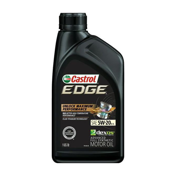 Castrol Edge 5W-20 Advanced Full Synthetic Motor Oil, 1 Quart