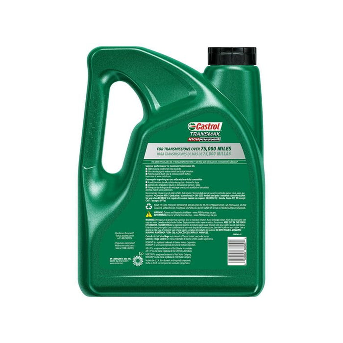 Castrol Transmax High Mileage Automatic Transmission Fluid, 1 Gallon