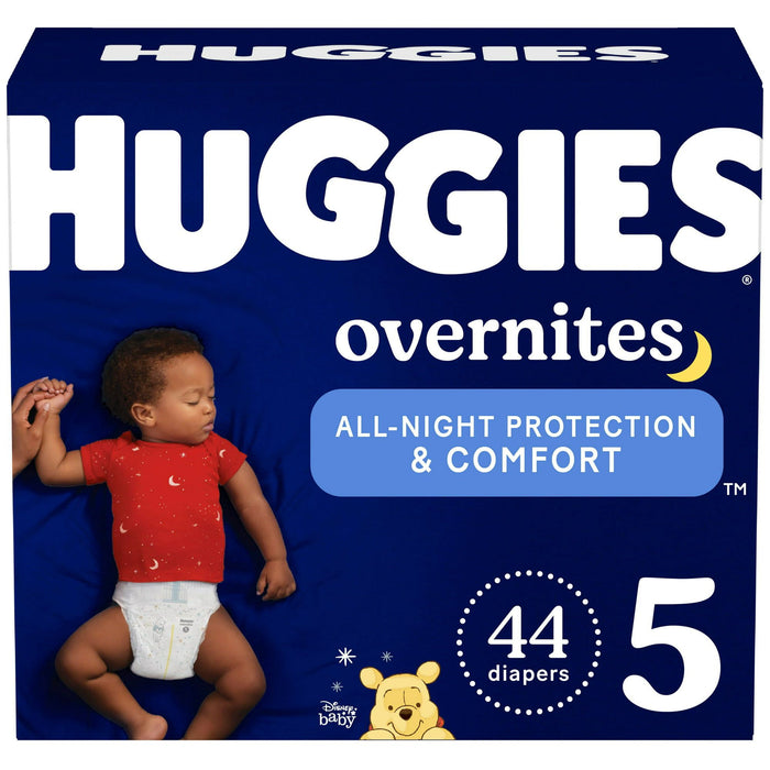 Huggies Overnites NIghttime Baby Diaper Size 5; 44 Count