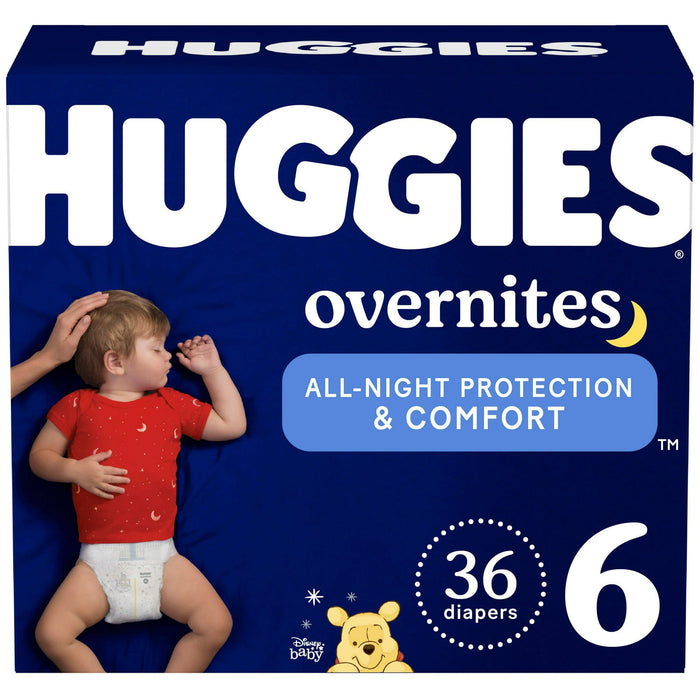 Huggies Overnites NIghttime Baby Diaper Size 6; 36 Count