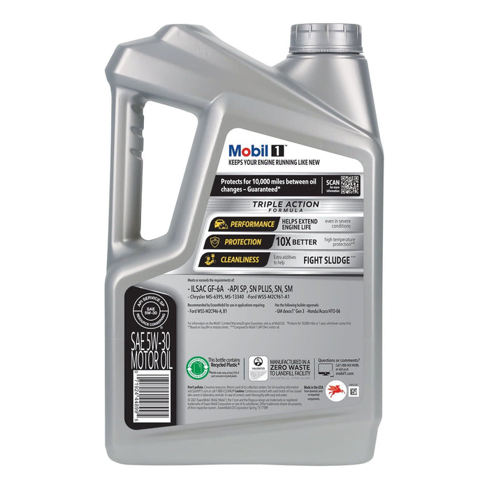 Mobil 1 Advanced Full Synthetic Motor Oil 5W-30, 5 qt (3 Pack)