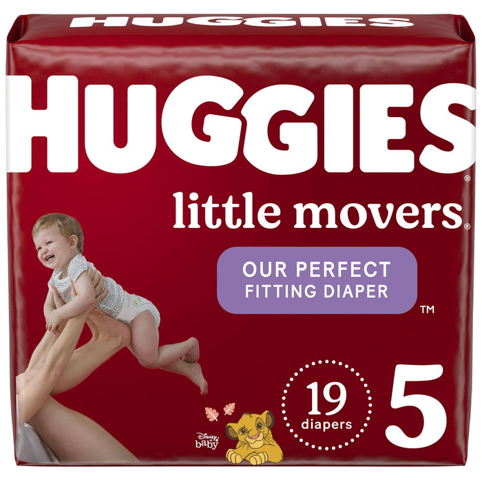 Huggies Little Movers Baby Diapers Size 5; 19 Count