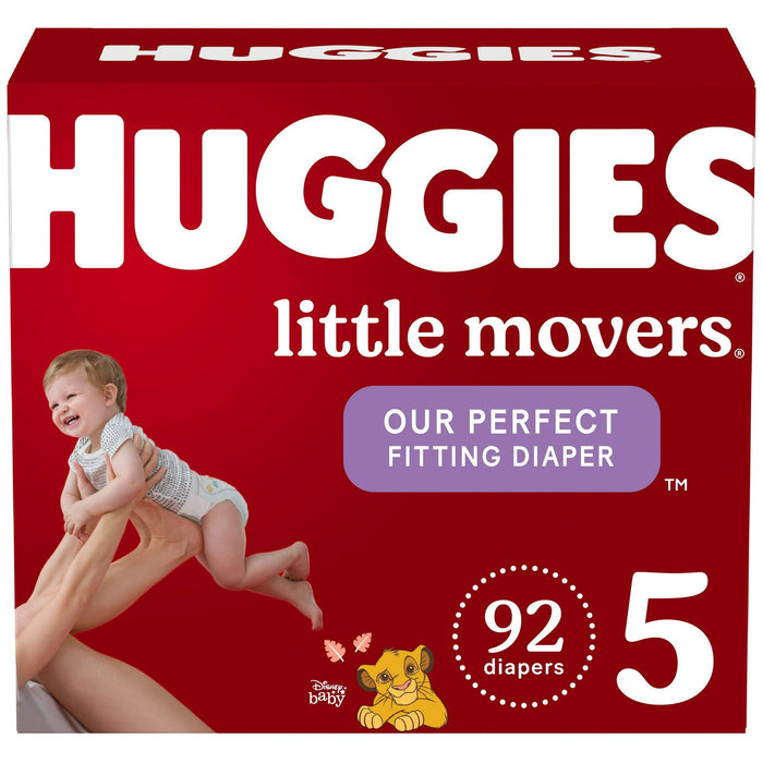 Huggies Little Movers Baby Diapers Size 5; 92 Count