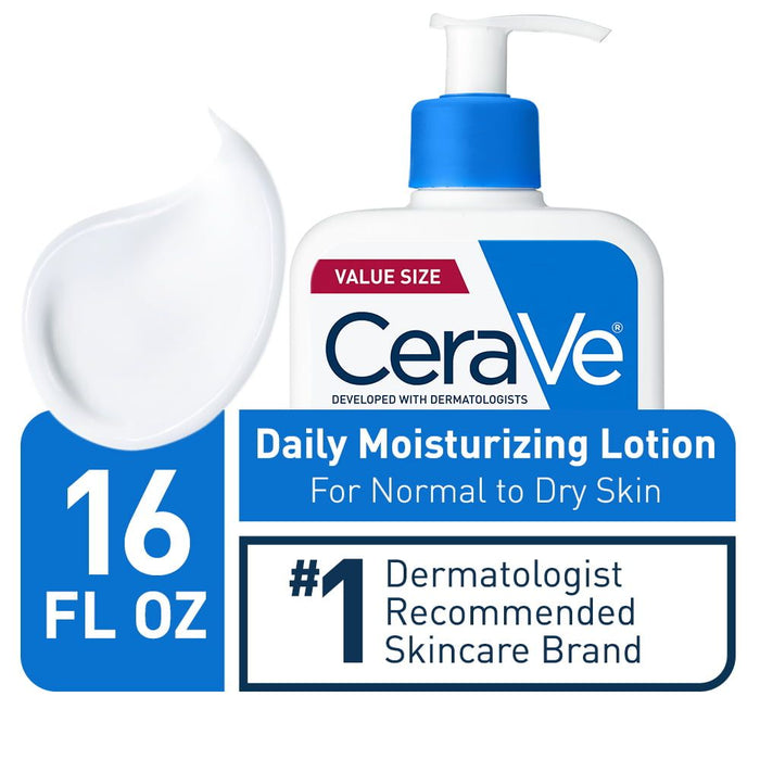 CeraVe Daily Moisturizing Lotion for Normal to Dry Skin, 16 oz