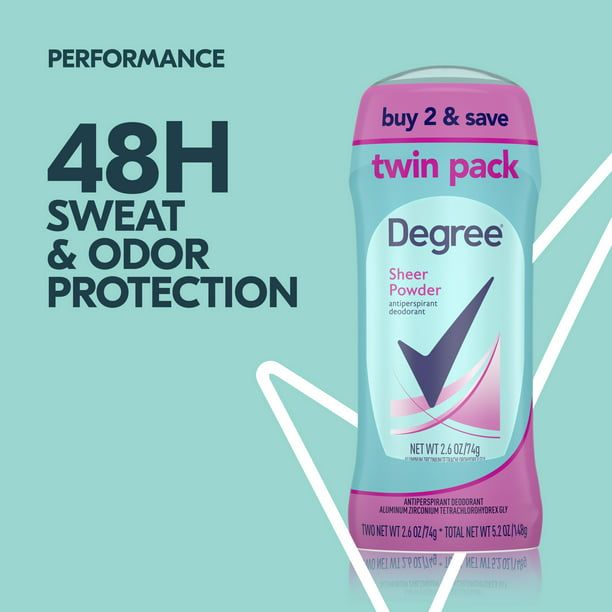 Degree Dry Protection Anti-Perspirant & Deodorant Invisible Solid Sheer Powder, 5.2 oz