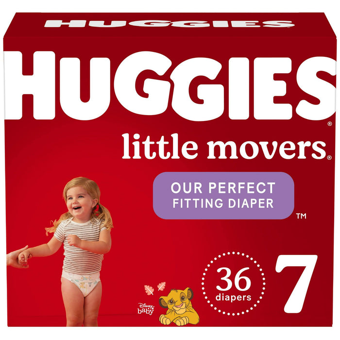 Huggies Little Movers Baby Diapers Size 7; 36 Count