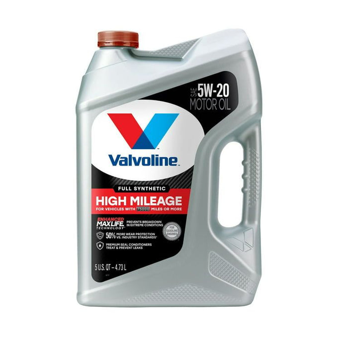 Valvoline Full Synthetic High Mileage MaxLife 5W-20 Motor Oil 5 QT