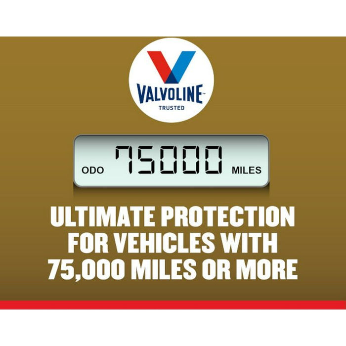 Valvoline Full Synthetic Extended Protection High Mileage 0W-20 Motor Oil, 5QT