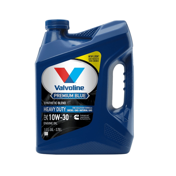 Valvoline Premium Blue Synthetic Blend 10W-30 Heavy Duty Diesel Engine Oil 1 GA