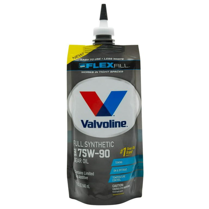 Valvoline Flex Fill SAE 75W-90 Full Synthetic Gear Oil 1 QT Squeeze Pouch