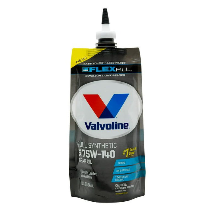 Valvoline Flex Fill SAE 75W-140 Full Synthetic Gear Oil 1 QT Squeeze Pouch