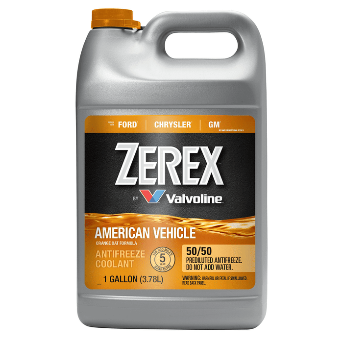 Zerex American Vehicle Antifreeze / Coolant 50/50 Prediluted Ready-to-Use 1 GA