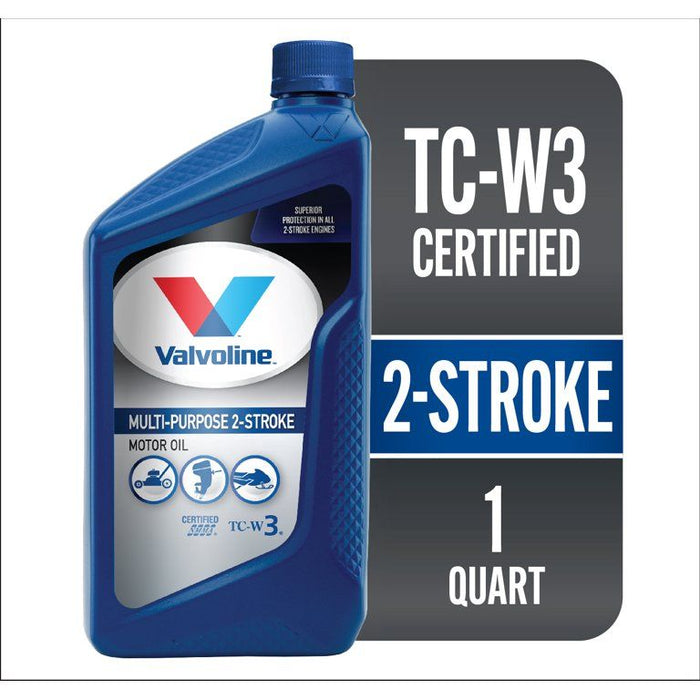 Valvoline 2-Cycle Multi-Purpose TCW-3 Motor Oil 1 QT