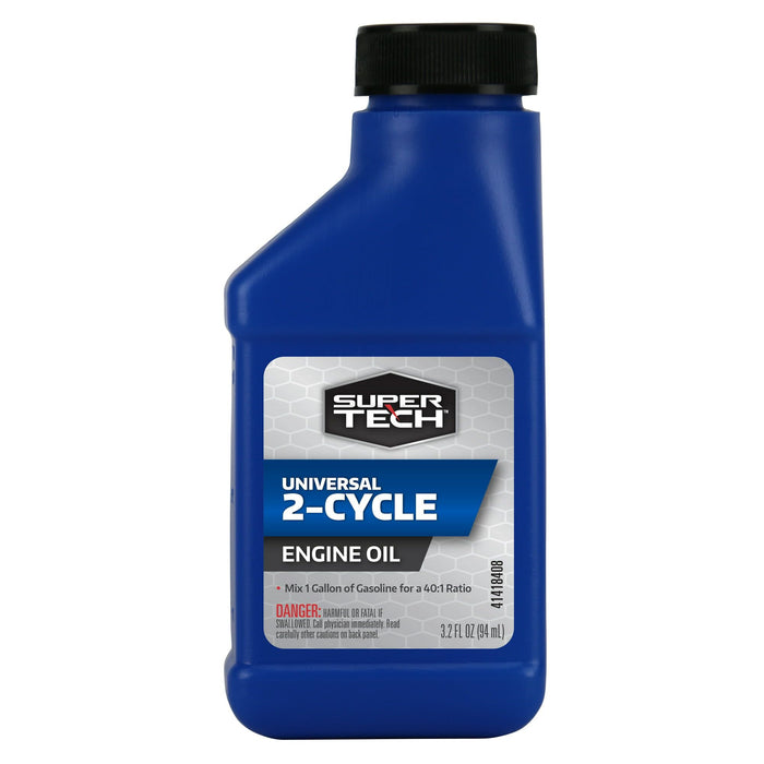 Super Tech Universal 2-Cycle Engine Oil, 3.2 oz bottle