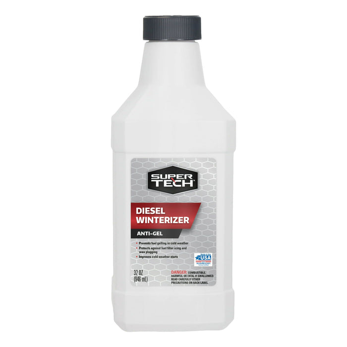 Super Tech Diesel Winterizer with Anti-Gel Fuel Additive, 32 oz.