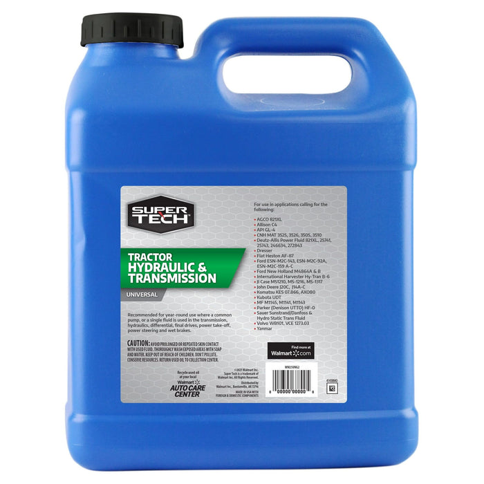 Super Tech Heavy Duty Tractor Hydraulic and Transmission Fluid, 2 Gallons