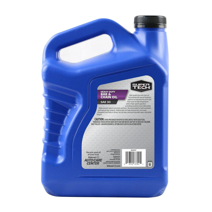 Super Tech SAE 30 Bar and Chain Oil, 1 Gallon Bottle