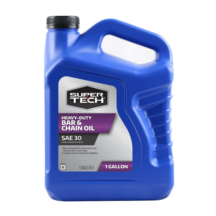 Super Tech SAE 30 Bar and Chain Oil, 1 Gallon Bottle