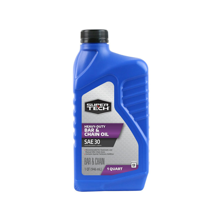 Super Tech SAE 30 Bar and Chain Oil, 1 Quart Bottle