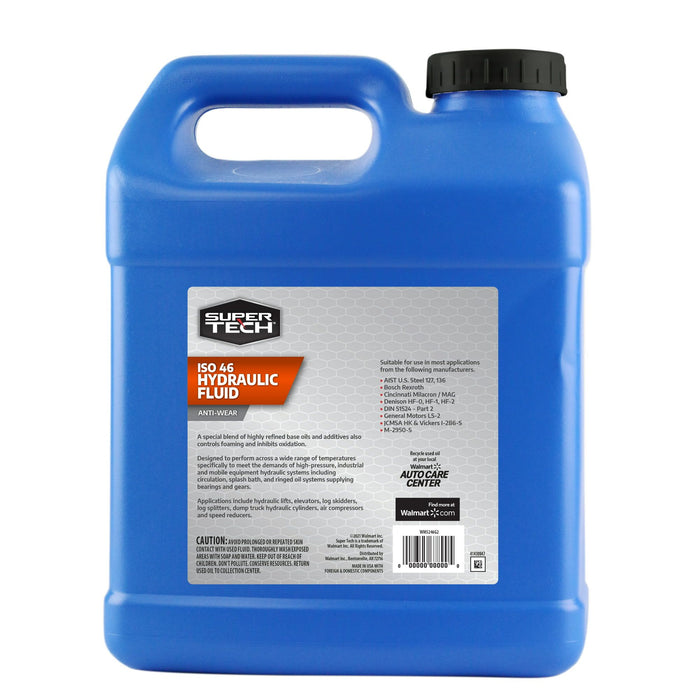 Super Tech Heavy Duty Rust and Oxidation Anti Wear Hydraulic Oil, 2 Gallons