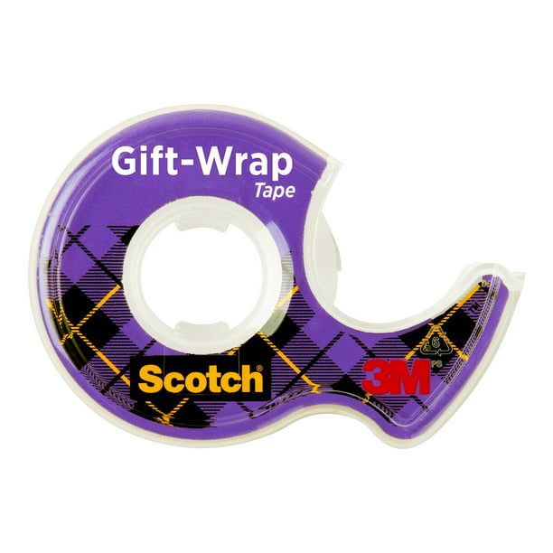 Scotch Gift Wrap Tape, 3/4 in. x 500 in., 1 Dispenser