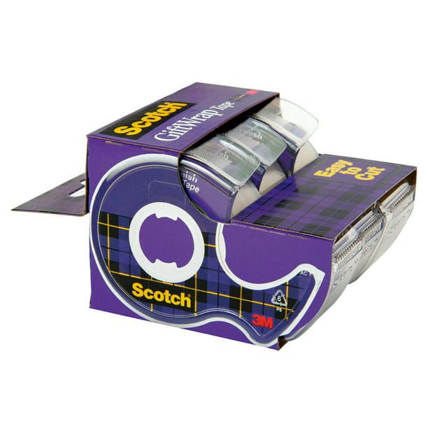 Scotch Gift Wrap Tape, 3/4 in. x 325 in., 3 Dispensers