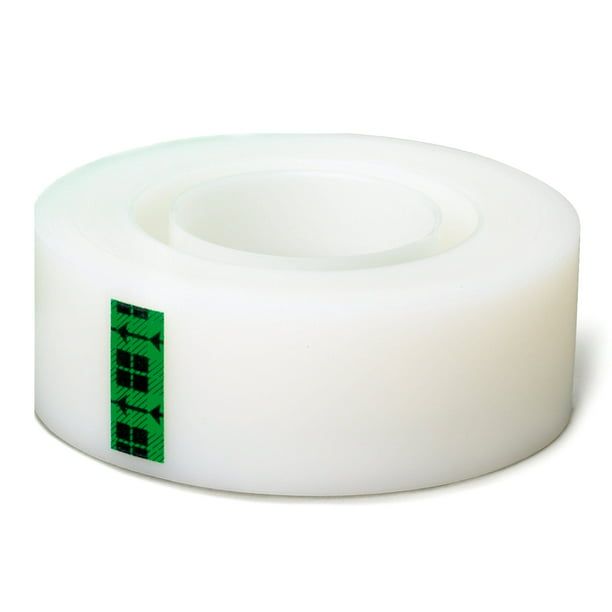 Scotch Tape Dispenser Includes Tape, White, .75 in x 350 in, 1 Dispenser