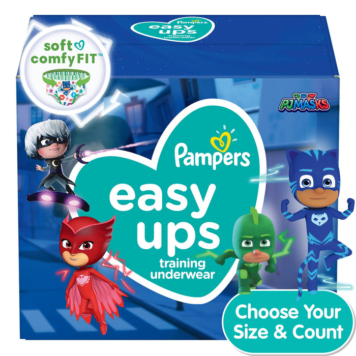 Pampers Easy Ups Training Underwear Boys Size 4 2T-3T, 140 Count