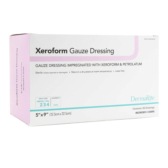 Dermarite Xeroform Gauze  Dressing 5 X 9 In 50 Ct