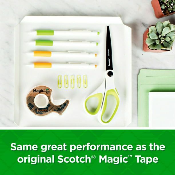 Scotch Magic Greener Tape 3/4 in x 550 in, 2 Dispensers