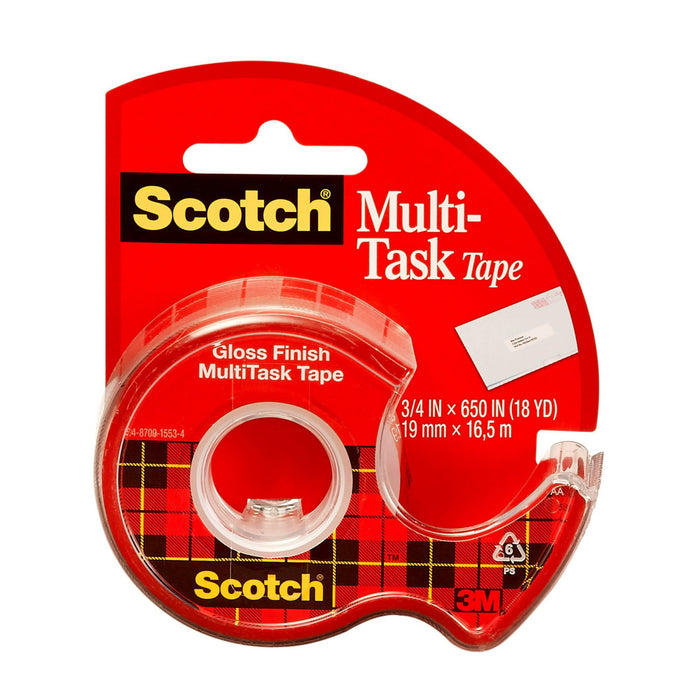 Scotch Multi-Task Tape Dispenser,3/4 in x 650 in, 1 Dispenser