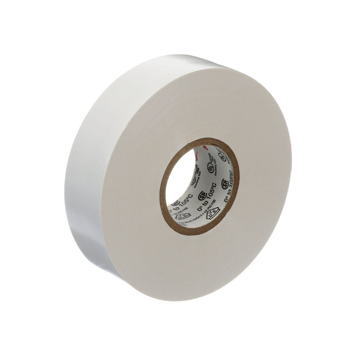 Scotch Professional Electrical Tape, White, 3/4 in. X 66 ft. X 7 mil