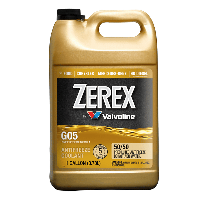 Zerex G05 Phosphate Free Antifreeze / Coolant 50/50 Ready-to-Use 1 GA