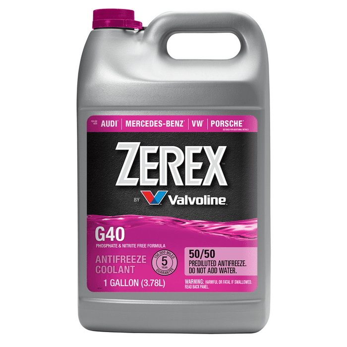 Zerex G40 Phosphate and Nitrite Free Antifreeze/Coolant 50/50 Prediluted Ready-to-Use 1 GA