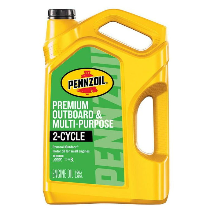 Pennzoil Premium Outboard and Multi-Purpose 2-Cycle Engine Oil, 1 Gallon