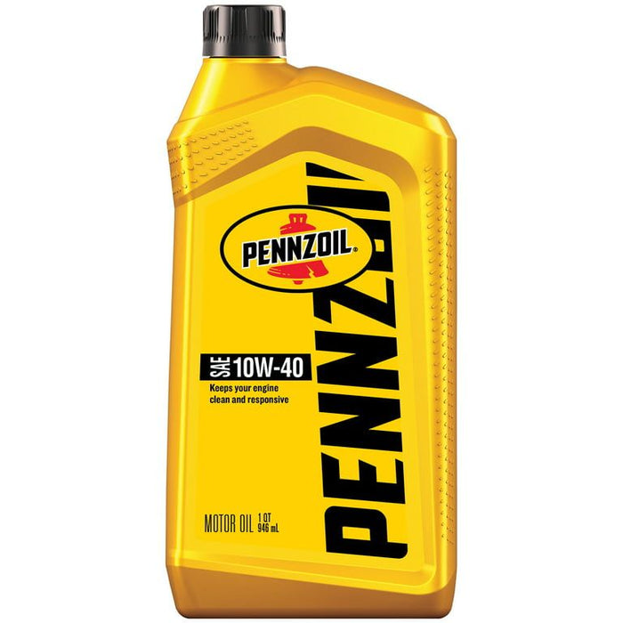 Pennzoil Conventional 10W-40 Motor Oil, 1-Quart