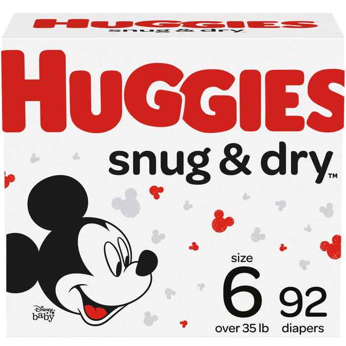 Huggies Snug & Dry Baby Diapers Size 6; Count 92