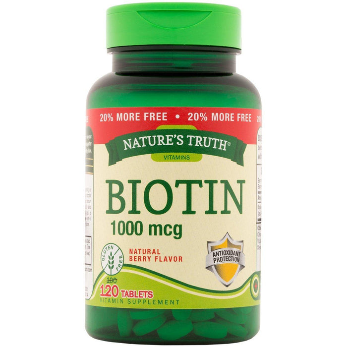 Nature's Truth Biotin, 1000 Mcg, Tablets