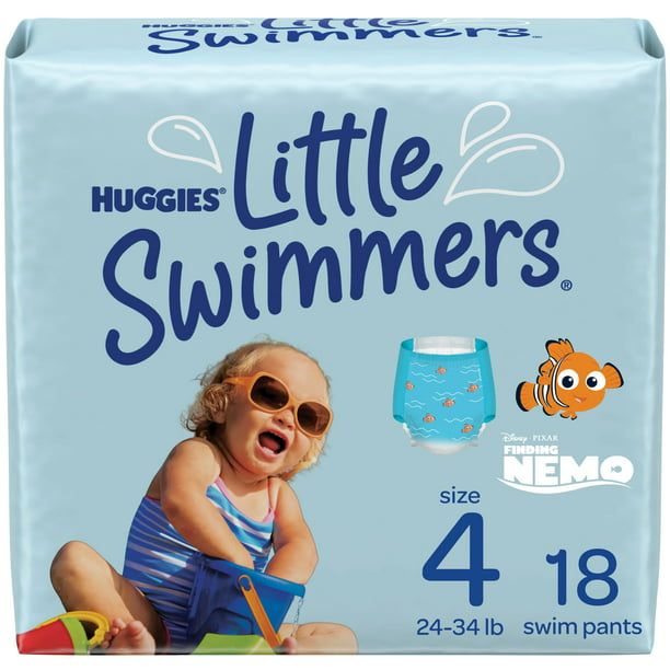 Huggies Little Swimmers Swim Diapers Size 4; Medium; Count 18