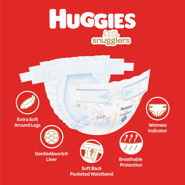 Huggies Little Snugglers Latex Free Diapers Size 6; Count 50